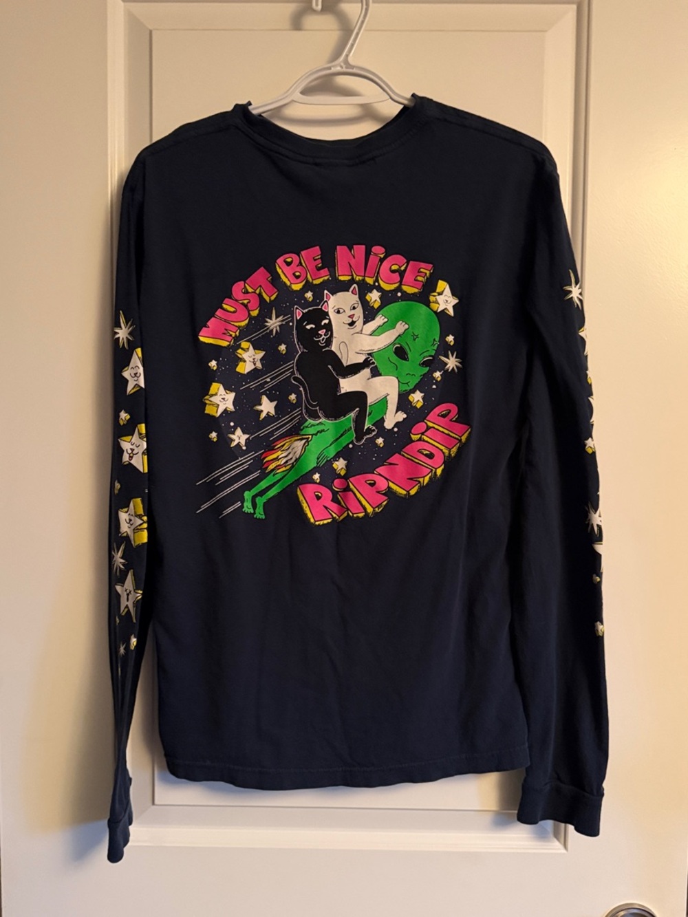 Ripndip Navy Long-Sleeve Tee
